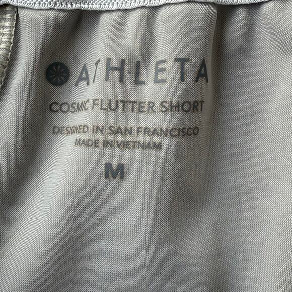 Athleta Cosmic Flutter Tan Short Size M - Picture 3 of 10